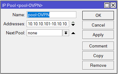 کانفیگ های سمت Server